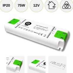 LED Driver 12V / Transformer | 0-75W | 6,25A