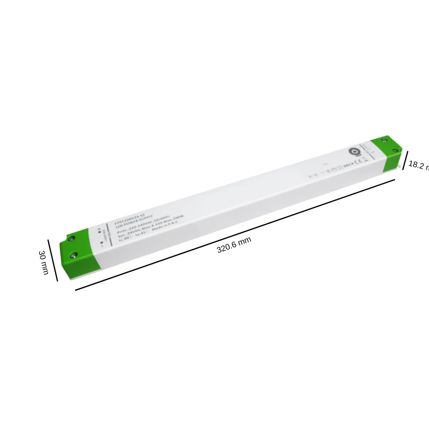 LED Driver 24V | 0-200W | 8,33A | FTPC200V24-S3