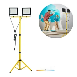 LED Arbejdslampe | 2x100W | 4000K | IP54