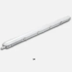 LED Armatur 120cm | 4000K | 6300lm | 36W | IP66 | 175 lm/W | Gennemfortrådet | NEXFORCE N2