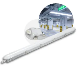 LED Armatur 120cm | 4000K | 6300lm | 36W | IP66 | 175 lm/W | Gennemfortrådet | NEXFORCE N2