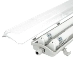 LED Armatur 60cm | Lysstofrør Armatur | 2x9W | 1800lm | 4000K