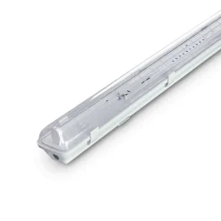 LED Armatur | Industriarmatur | 120cm | Enkelt LED Rør | IP65 | T8 | Uden Rør