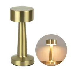LED Bordlampe | Genopladelig | CCT | USB | Messing farve | 1W