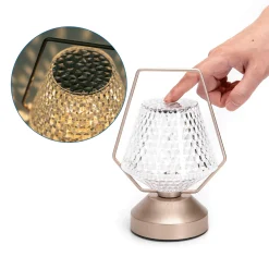 LED Bordlampe | Genopladelig Lampe | Touch funktion | 2700K-6500K