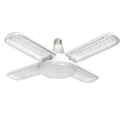 LED Grolys Pære E27 | 2-Pak | 59 PPF | 40W | PLANTY | Hvid