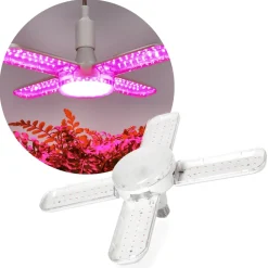 LED Grolys Pære E27 | 2-Pak | 59 PPF | 40W | PLANTY | Hvid