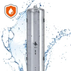 LED Industriarmatur | 120cm | IP65 | 4000K | 5760lm | 2x18W | Dobbelt Lysstofrørs armatur