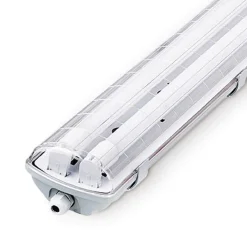 LED Industriarmatur | 120cm | IP65 | 4000K | 5760lm | 2x18W | Dobbelt Lysstofrørs armatur