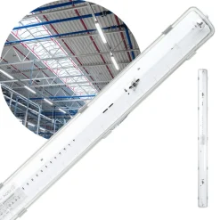 LED Industriarmatur | 120cm | IP65 | 4000K | 2880lm | 18W | Single LED armatur