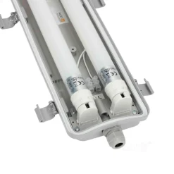 LED Industriarmatur | 120cm | 10 stk. Pakke (Sætpris) | 2x18W | T8 LED Rør | 4000K