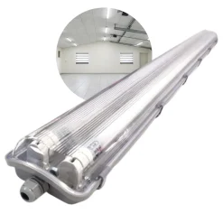 LED Industriarmatur | 120cm | 10 stk. Pakke (Sætpris) | 2x18W | T8 LED Rør | 4000K