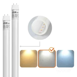 LED Industriarmatur | 120cm | 10 stk. Pakke (Sætpris) | 2x18W | T8 LED Rør | 4000K