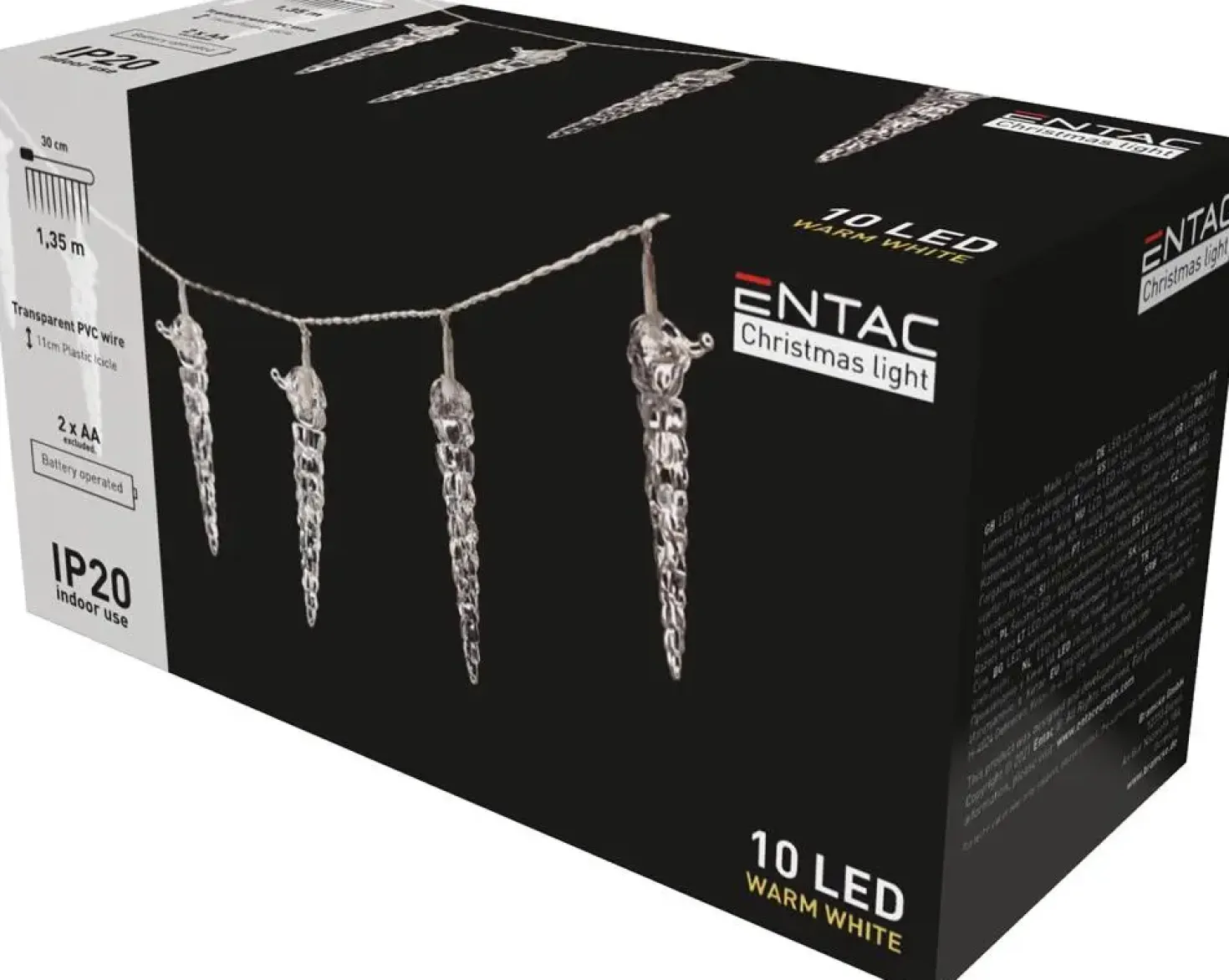 LED istap | Lyskæde | 1.65m | IP20 |
