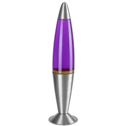 LED Lavalampe | Gul/Lilla | 40cm | Klassisk Design | LOLLIPOP3
