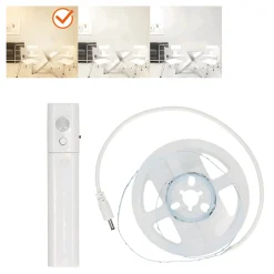 LED lysbånd m/sensor & batteri til skabe