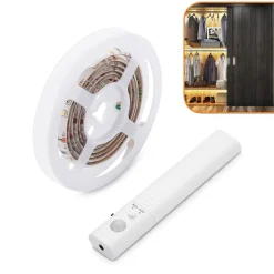 LED lysbånd m/sensor & batteri til skabe