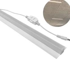 LED Lysskinne til Troldtekt | 4-Pak | 60cm | CCT 3000/4000K | 24V | 13W
