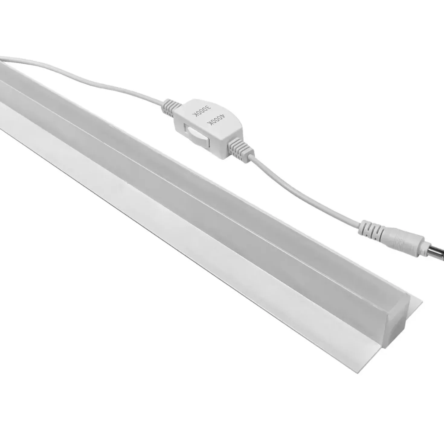 LED Lysskinne til Troldtekt | 4-Pak | 60cm | CCT 3000/4000K | 24V | 13W