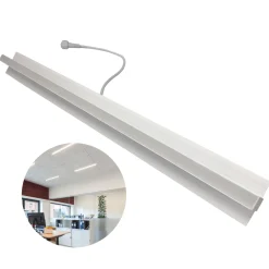 LED Lysskinne til Troldtekt | 24V | 60 cm | Planforsænket | CCT