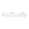 LED Lysstofrør Armatur | Inkl. 18W T8 Rør | 120cm | IP20