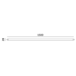 LED Lysstofrør | 150cm | T8 | 4000K | 3520lm | 22W | Premium