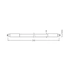 LED Lysstofrør | 549mm | T5 | 4000K | 1050lm | 7W | OSRAM
