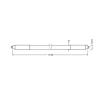 LED Lysstofrør | 1149mm | T5 | 3000K | 3600lm | 26W | OSRAM