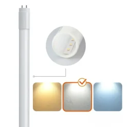 LED Lysstofrør | 10-Pak | 120cm | T8 | 4000K | 2880 lm | 18W | Premium