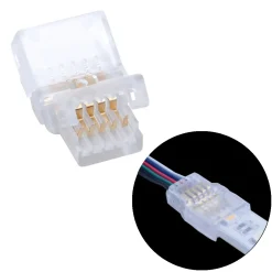 Ledningsstik RGBW 4 in 1, 12mm