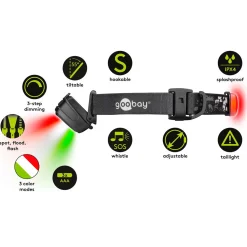 LED Pandelampe Hight Bright | 240lm | Hvid+Farvet lys | Letvægt