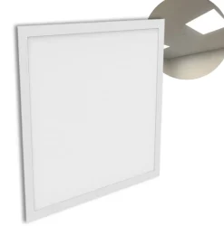 LED Panel 60x60 | 3000K & 4000K | 3600lm | 36W | TOLEDO | Til Skjult Skinnesystem | Hvid