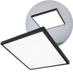 LED Panel 60x60 | 4000K | 3960lm | 36W | BRISBANE | Indbygget Ramme | Sort