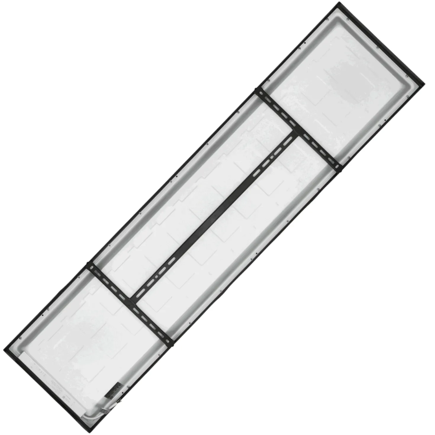 LED Panel 30x120 | 4000K | 3960lm | 36W | BRISBANE | Indbygget Ramme | Sort