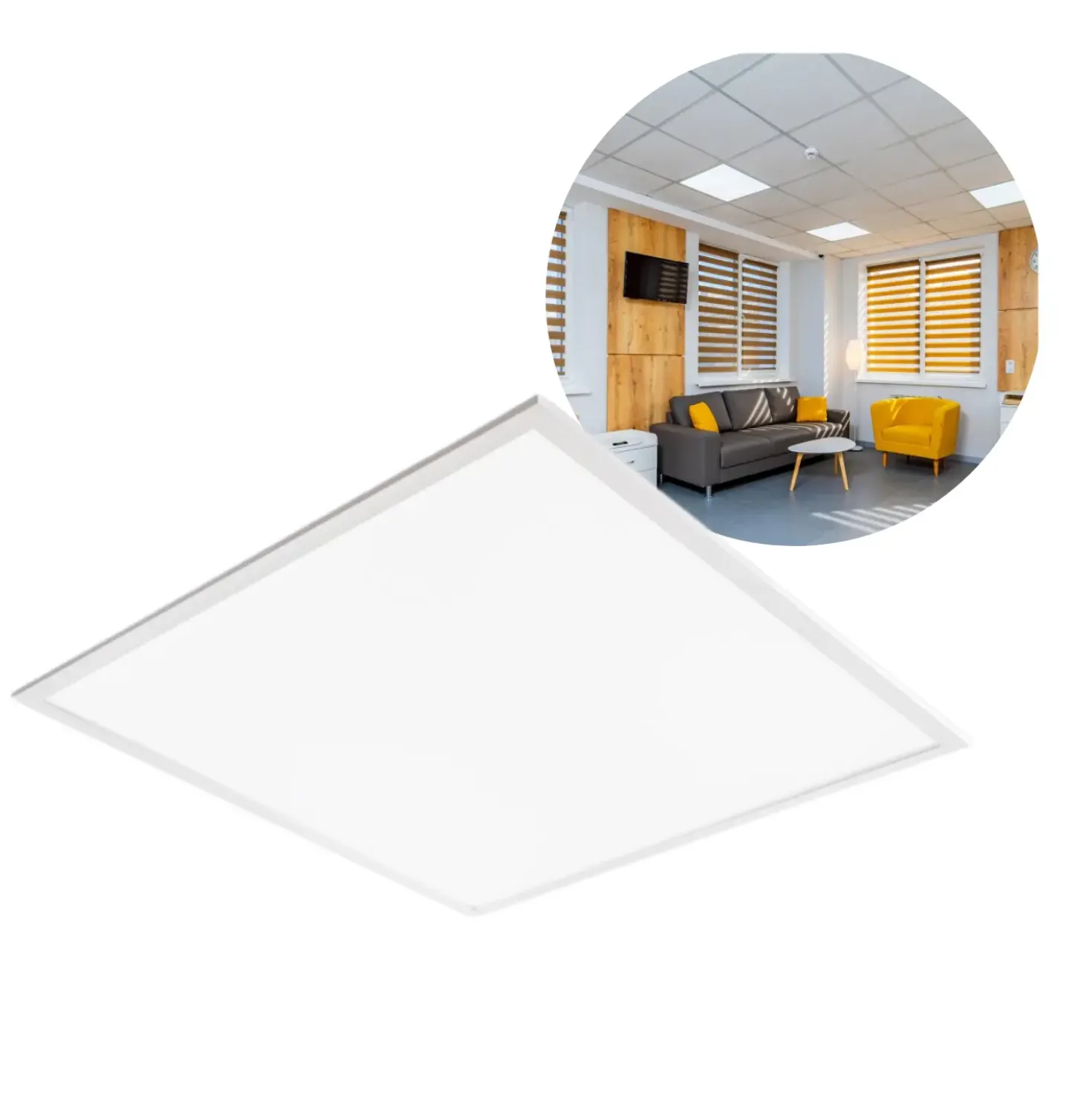 LED Panel 60x60 | 4000K | 4000lm | 40W | DAVRO | Hvid