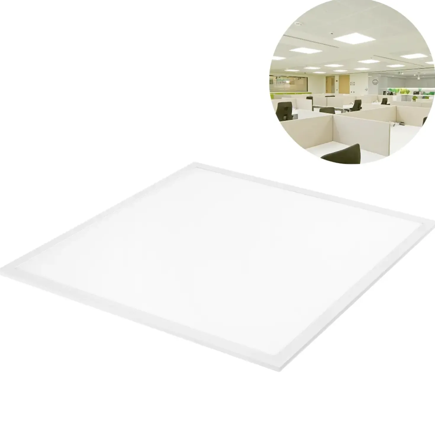 LED Panel 60x60 | 3000K | 4500lm | 25W | SHINE | UGR19 | Hvid