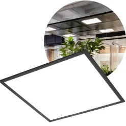 LED Panel 60x60 | 5-Pak | Dæmpbart | 4000K | 4000lm | 40W | NIRA | Inkl. Troldtektramme
