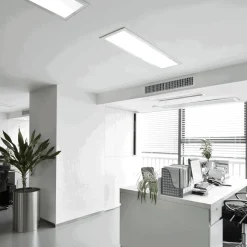 LED Panel 30x120 | 6-Pak | 4000K | 4320lm | 36W | BRISBANE | Indbygget Ramme | Hvid