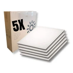 LED Panel 60x60 | 5-Pak | 4000K | 4000lm | 40W | NIRA | Hvid