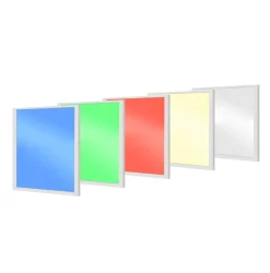 LED Panel 60x60 | 2-Pak | RGB+CCT | 2500lm | 36W | TrueColor | Inkl. Påbygningsramme | Hvid