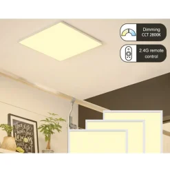 LED Panel 60x60 | RGB+CCT | 2500lm | 36W | TrueColor | Zigbee | Hvid