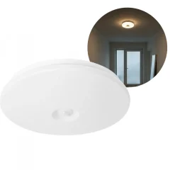 LED Plafond Lampe | Ø260mm | 12W | PIR Sensor | 960lm | 4000K