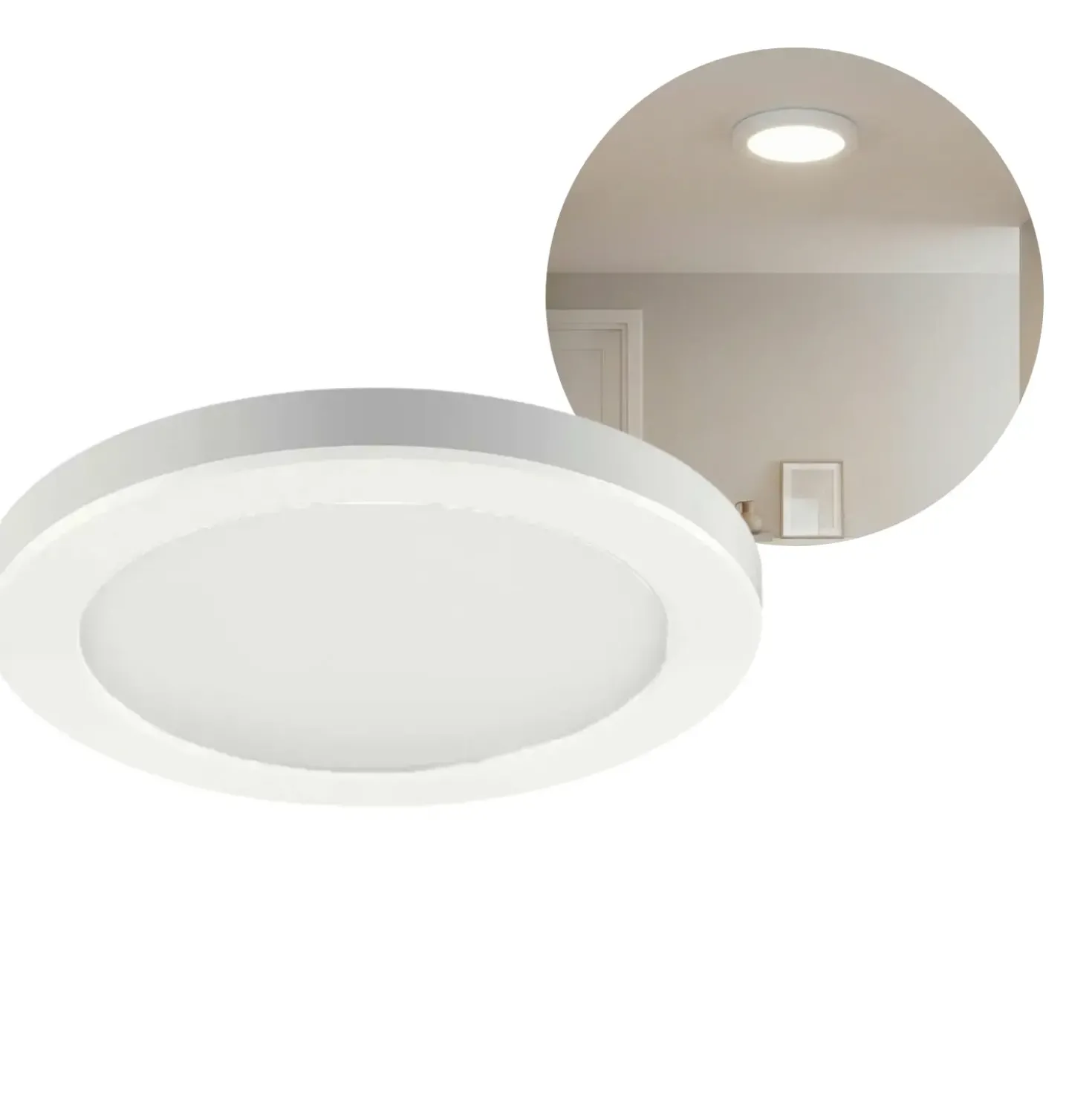 LED Plafond Slim | Ø298mm | Indendørs | 24W WHITE CCT (03769)