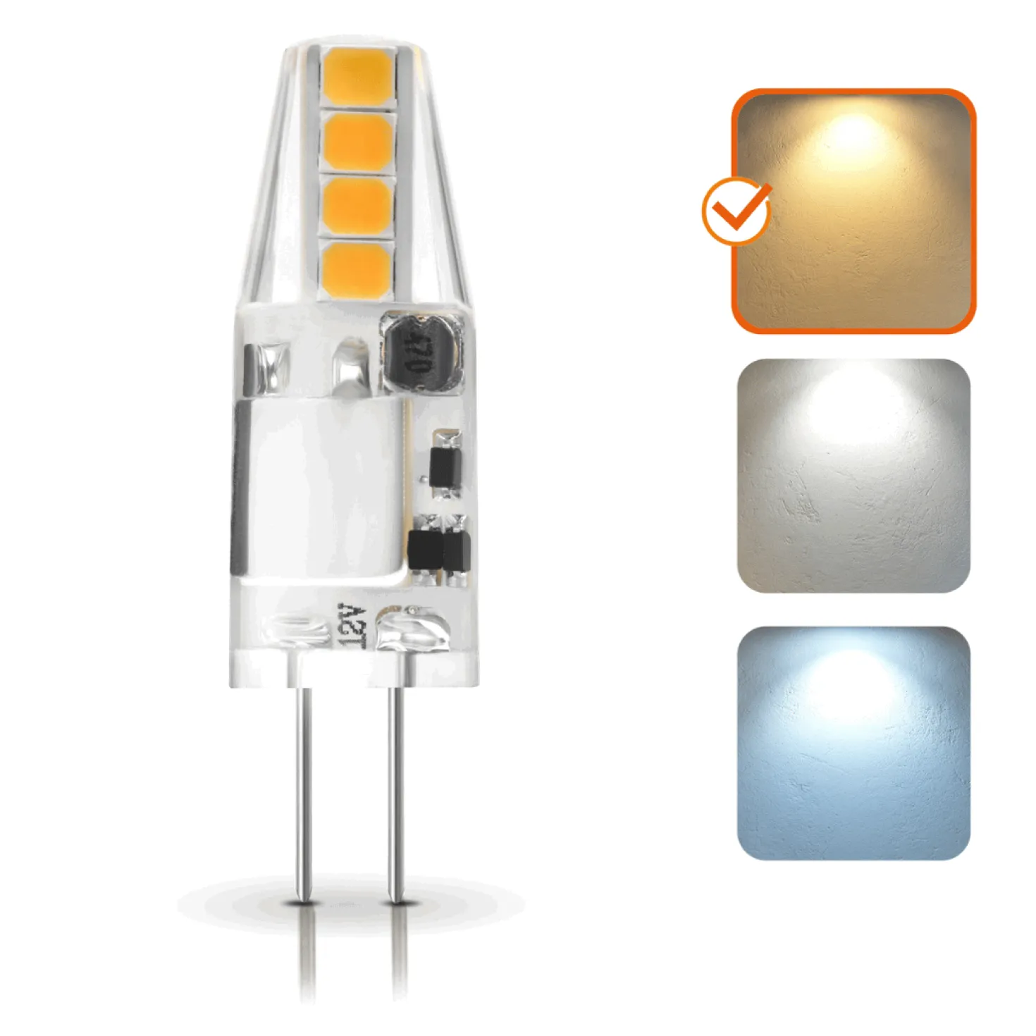 LED pære | G4 | 1,5W | 4000K
