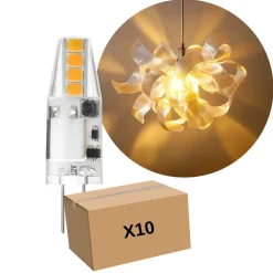 LED pære | 10-pak | G4 | 1,5W | 3000K