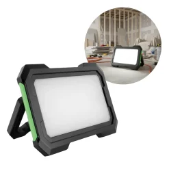 LED Projektør | Genopladelig | 6500K | 800lm | 6W | HARDY | Sort