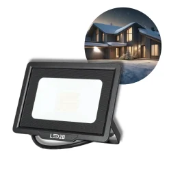 LED Projektør | 4000K | 2550lm | 30W | IP65 | LED2B MH | Sort