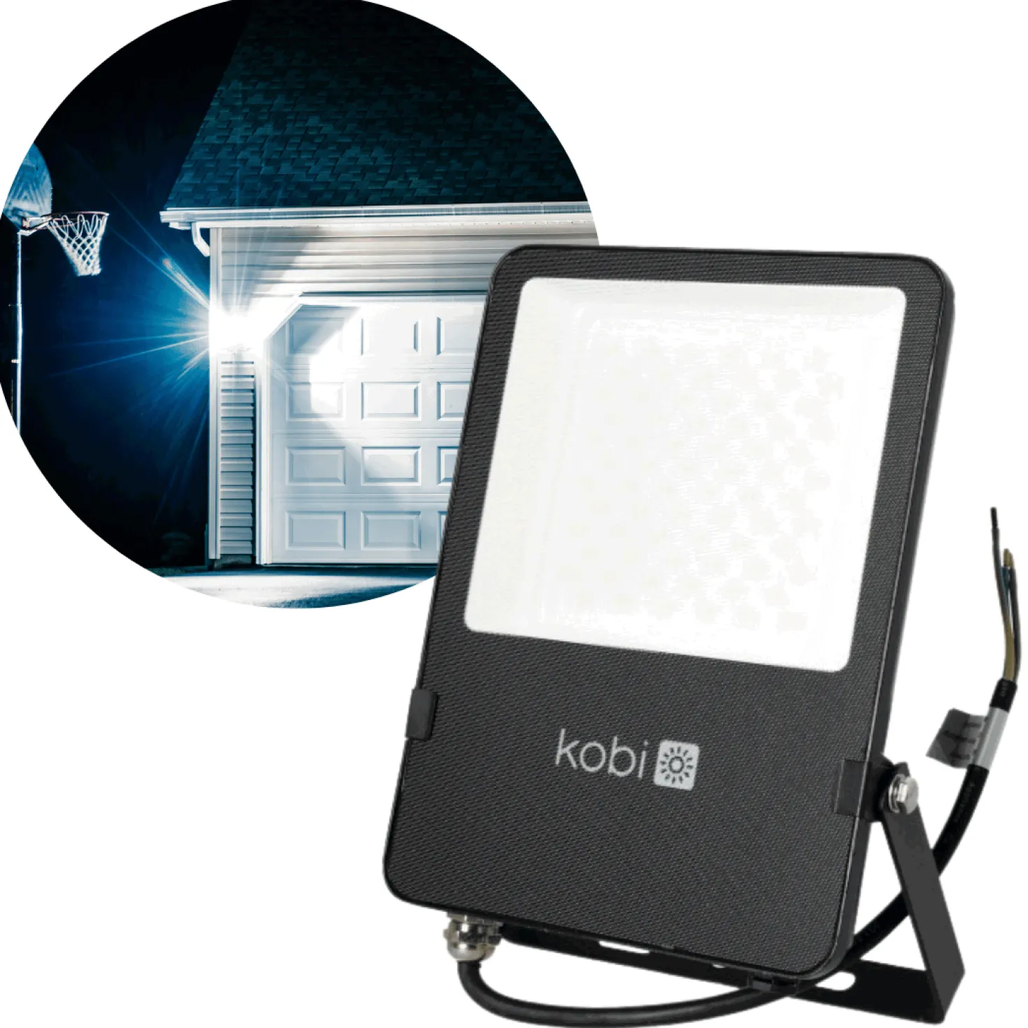 LED Projektør | 4000K | 6500lm | 50W | IP65 | SEUL | Sort