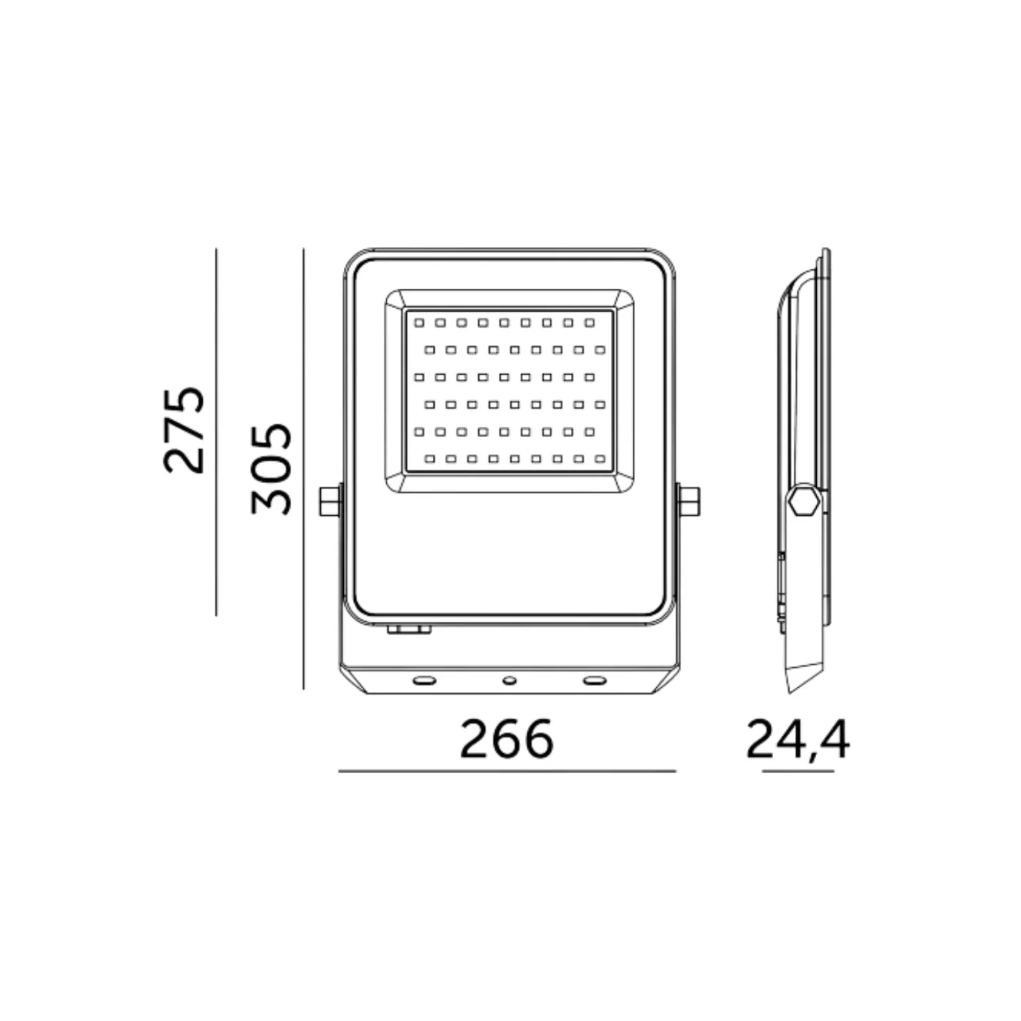 LED Projektør | 4000K | 19500lm | 150W | ULSAN | IP65