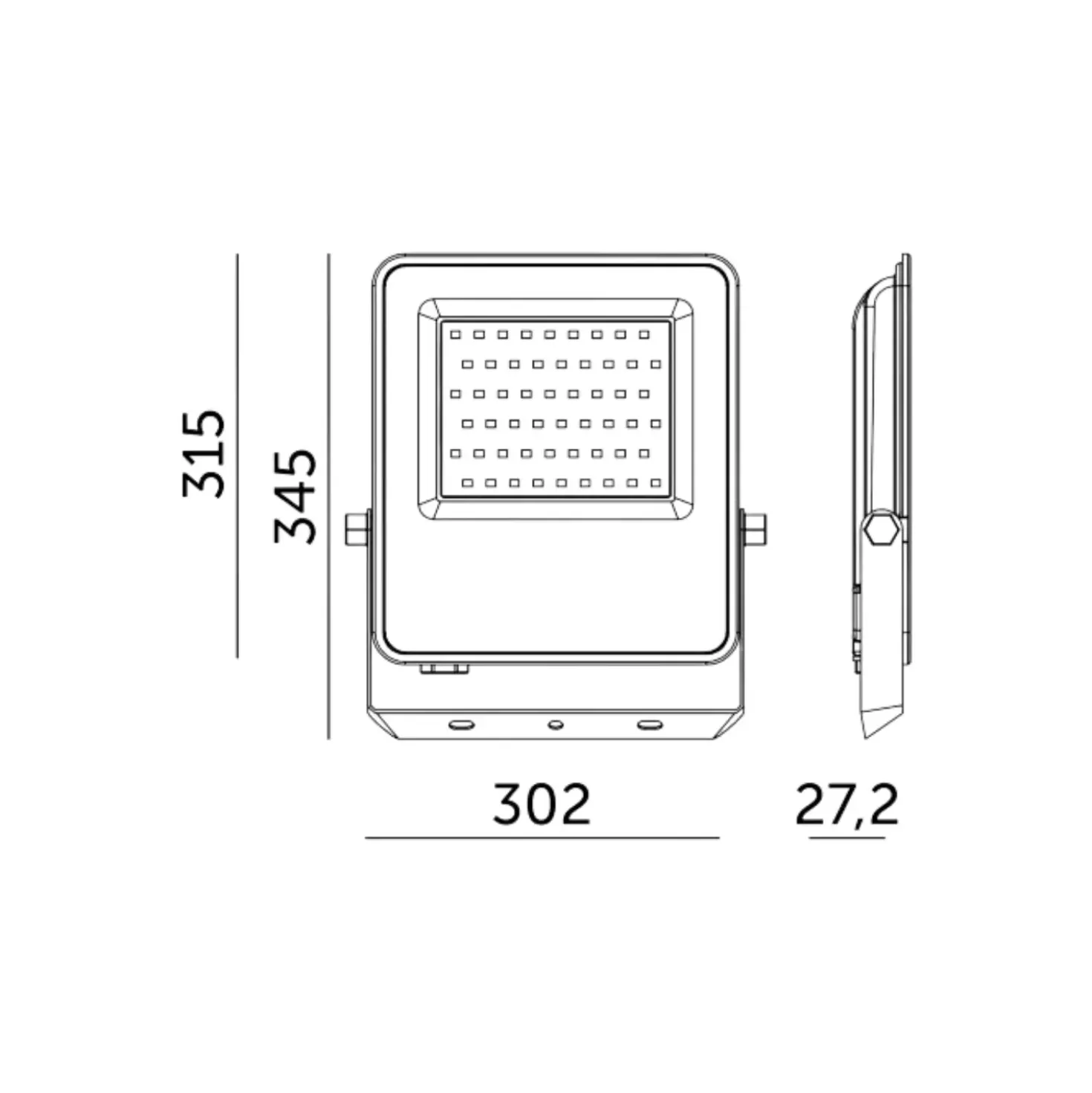 LED Projektør | 4000K | 26000lm | 200W | ULSAN | IP65